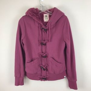 Roxy fully faux- fur lined jacket.